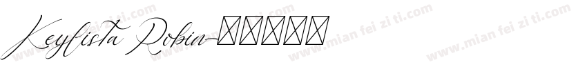 Keylista Robin字体转换